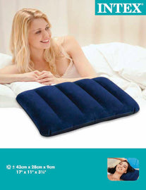 Intex - Inflatable Original Travel Rest Air-Pillow - Blue