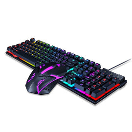 T-Wolf TF-200 RGB Backlit Gaming Keyboard & Mouse Set