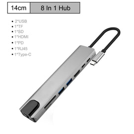 Bakeey 8-in-1 USB-C Hub Docking Station Adapter