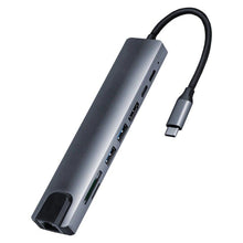 Load image into Gallery viewer, Bakeey 8-in-1 USB-C Hub Docking Station Adapter