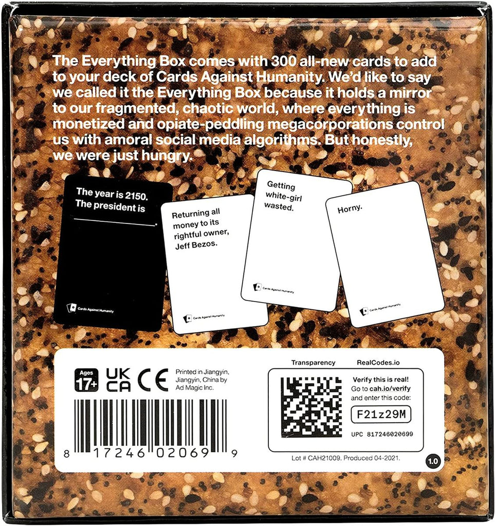 Cards Against Humanity: Everything Box - 300 -Card Expansion Pack