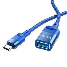 Hoco U107 Extension cable Type-C male to USB female USB3.0 - Blue