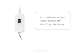 USB Powered Hand Sweep Motion Sensor LED Waterproof Strip Light - 3M