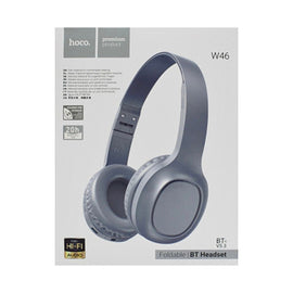 Hoco W46 Foldable Bluetooth 5.3 Headset Grey