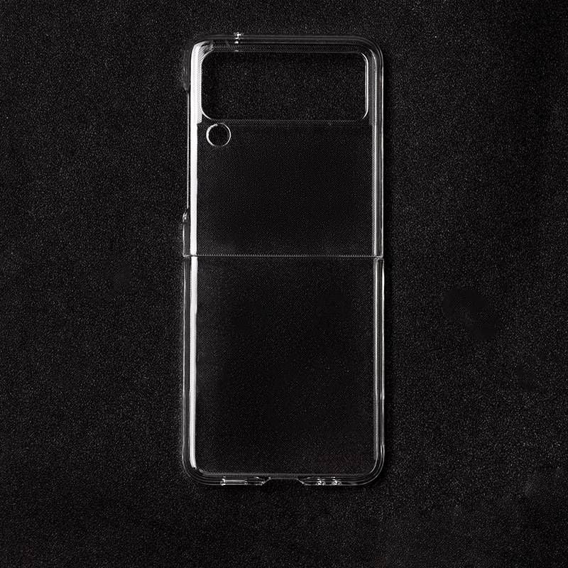 Techme Clear Protective Back Case for Galaxy Z Flip 3