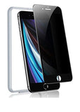 Anti Spy iPhone 8 Plus Black Privacy Tempered Glass Screen Protector
