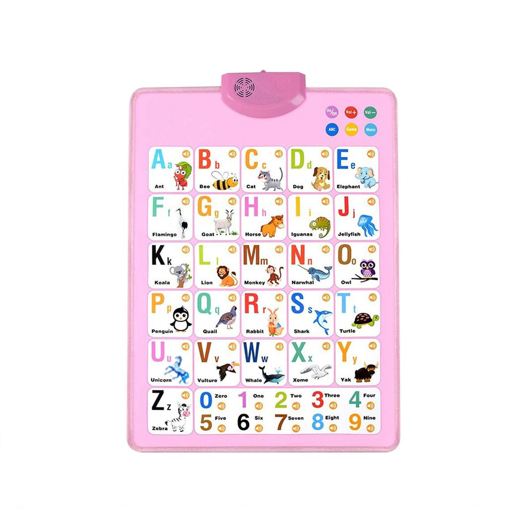 Mihuis Alphabet Numbers Animals Interactive Talking Wall Chart