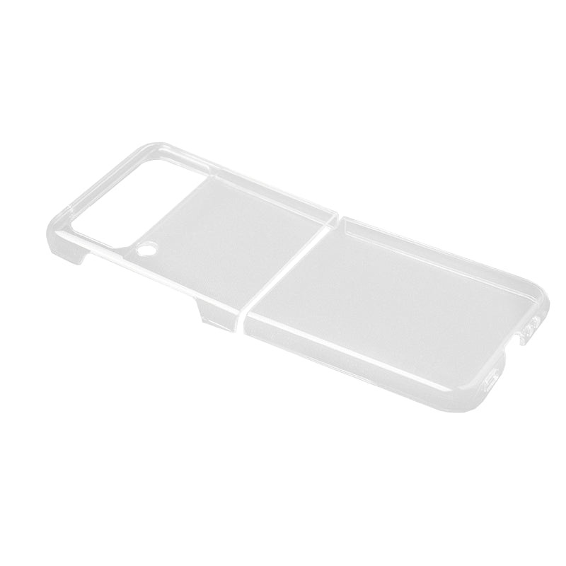 Techme Clear Protective Back Case for Galaxy Z Flip 3