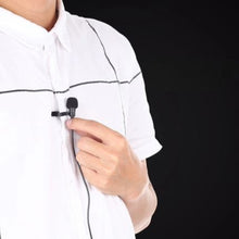 Load image into Gallery viewer, Lavalier Lapel Microphone For iPhone / iPad - Wired Microphone for Phones