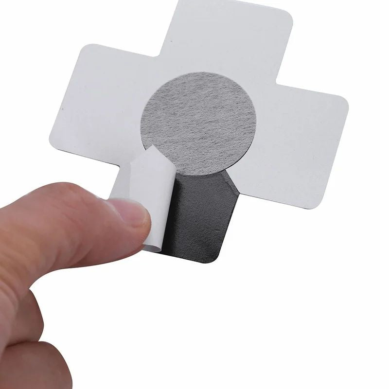 Black Cross X Nipple Cover Pasties - Pack of 4