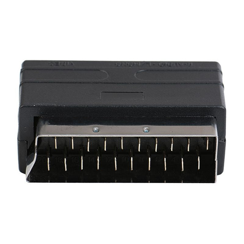 Techme Audio/Video RCA to SCART Adapter Cable, 20-Pin Male Connector