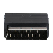Load image into Gallery viewer, Techme Audio/Video RCA to SCART Adapter Cable, 20-Pin Male Connector