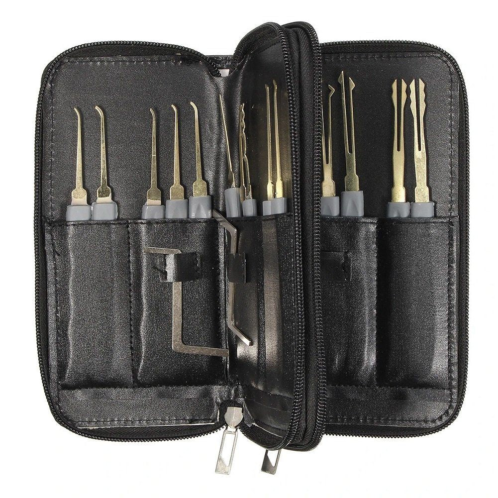 Pro 22 Set Locksmith Single-Hook Lockpick & Key Extractor Tool Kit