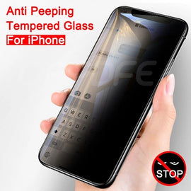Techme iPhone XS Anti Spy Privacy Tempered Glass Screen Protector