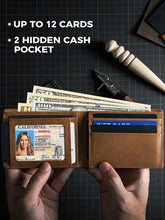 Load image into Gallery viewer, Men&#39;s RFID Blocked Multi Card Wallet - Compatible With Apple AirTag