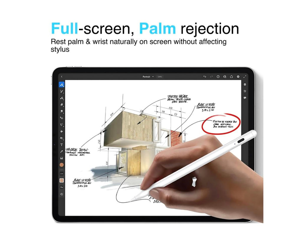 Hoco  GM114 Pro Stylus Pen Compatible With 2018-2024 Apple Mini/Air/Pro iPads Models