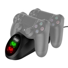Load image into Gallery viewer, IPEGA PG-9180 Dual Charging Dock for PS4 Controller with LED Indicator