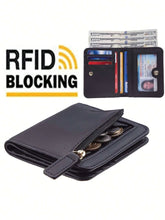 Load image into Gallery viewer, Mihuis - Women RFID Blocking Small Compact Bifold Vegan Leather Wallet