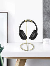 Load image into Gallery viewer, Silver Headphone Headset Desktop Stand