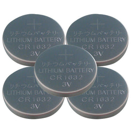 Lithium Button Cell Battery 3V CR1632 Pack of 5