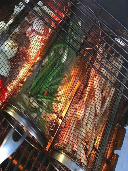 Mihuis Stainless Steel Braai BBQ Cylinder Net Grill