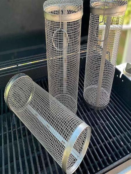 Mihuis Stainless Steel Braai BBQ Cylinder Net Grill