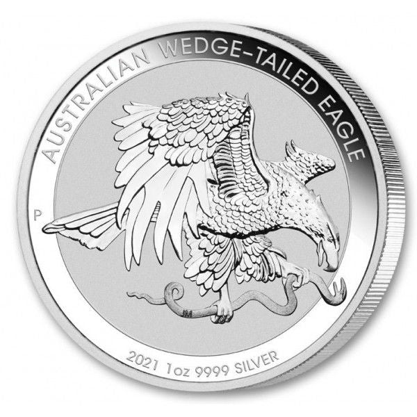 2021 1oz Australia Silver Wedge-Tailed Eagle 9999 Silver Coin