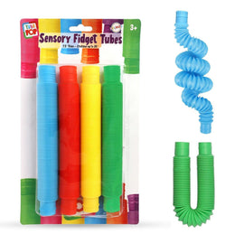 Growing Minds Sensory Fidget Bendy Tubes - Pack of 8