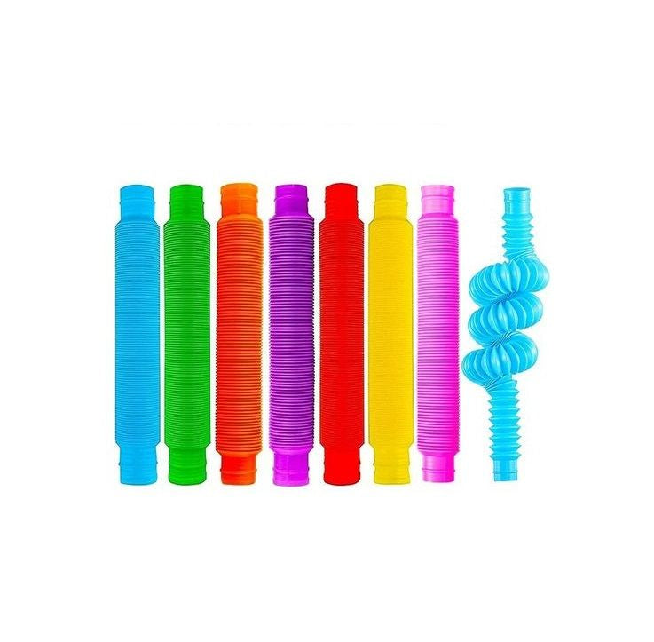 Growing Minds Sensory Fidget Bendy Tubes - Pack of 8