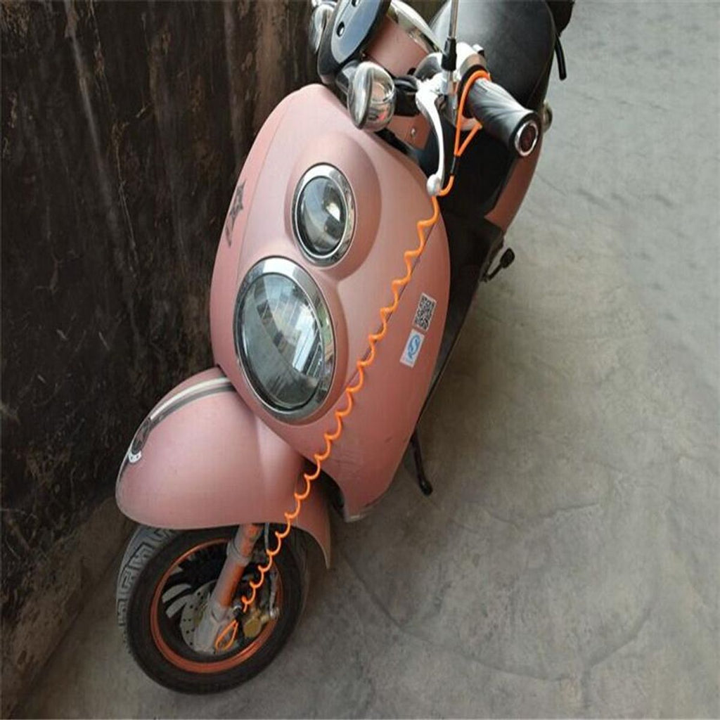 Motorcycle & Scooter Disc Lock Reminder Cable - Orange