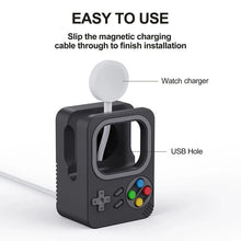 Load image into Gallery viewer, Retro Game Console Stand for Apple Watch 8/7/6/5/4/3/2/1 &amp; Charger