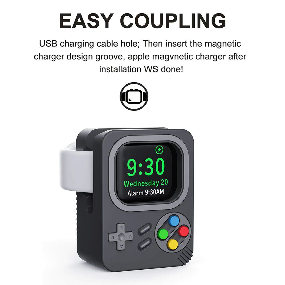 Retro Game Console Stand for Apple Watch 8/7/6/5/4/3/2/1 & Charger