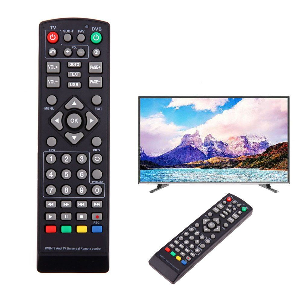 Techme Universal Remote Control Replacement for TV DVB-T2