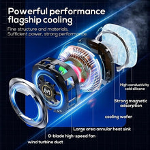 Load image into Gallery viewer, Memo CX06 Universal Mobile Phone Cooling Fan Magnetic Back Adjustable Clamp