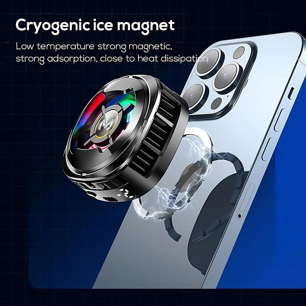Memo CX06 Universal Mobile Phone Cooling Fan Magnetic Back Adjustable Clamp