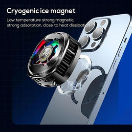 Memo CX06 Universal Mobile Phone Cooling Fan Magnetic Back Adjustable Clamp