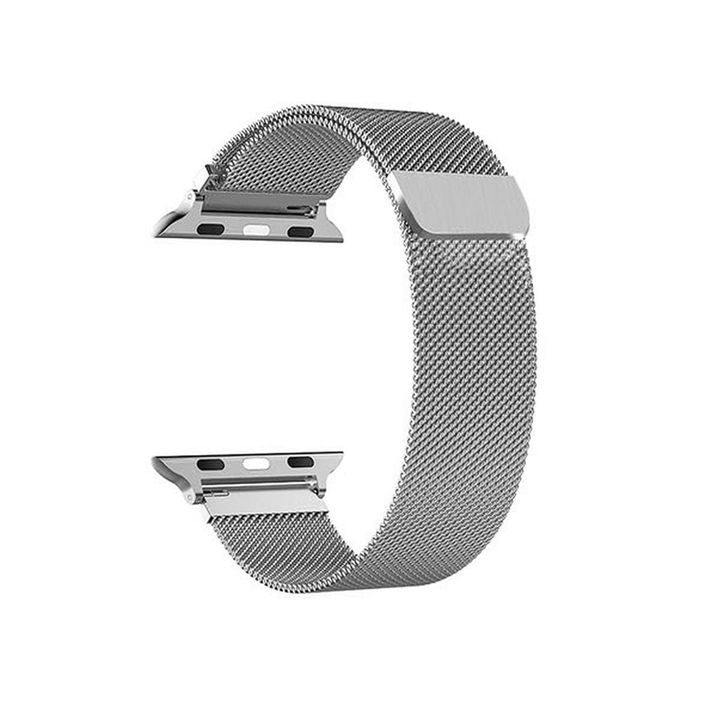 Stainless Steel Milanese Silver Strap for Apple iWatch 38mm & 40mm