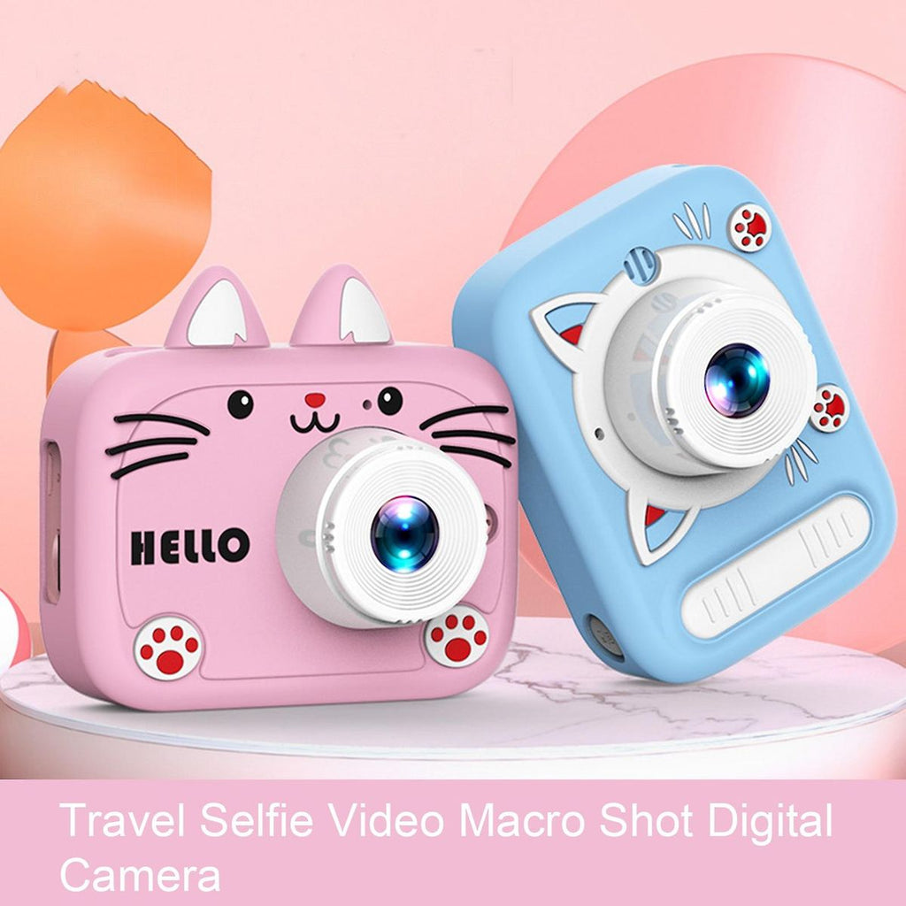 Techme X900 Cat Kids Digital Photo & Video Dual Lens Rechargeable Camera