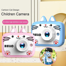 Techme X900 Cat Kids Digital Photo & Video Dual Lens Rechargeable Camera