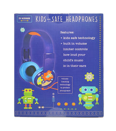Kids Safe Wired Headphones - Robot Design