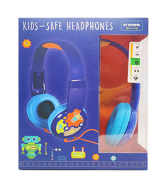Kids Safe Wired Headphones - Robot Design