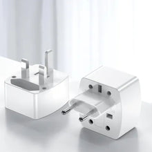 Load image into Gallery viewer, Travel Adapter International World Plug Adapter - Multiplug White Plug - 6A