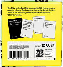 Load image into Gallery viewer, Cards Against Humanity Family Edition: Glow in The Dark Box Expansion Set
