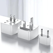 Load image into Gallery viewer, Travel Adapter International World Plug Adapter - Multiplug White Plug - 6A