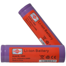 Load image into Gallery viewer, Wisdomup BL-18650 Rechargeable Li-ion 1200mAh Battery - Pack of 2