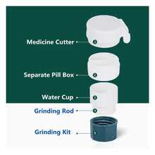 Load image into Gallery viewer, First Aid 3-in-1 Pill Cutter, Crusher, and Storage