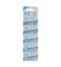 Goop AG12 LR1142 1.5V LR43 Button Cell Alkaline Batteries - Pack of 10