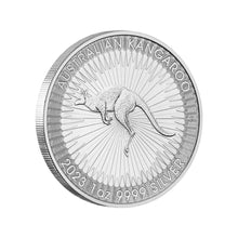 Load image into Gallery viewer, Australian Kangaroo 2023 1oz Pure 0.999 Silver Coin in Capsule