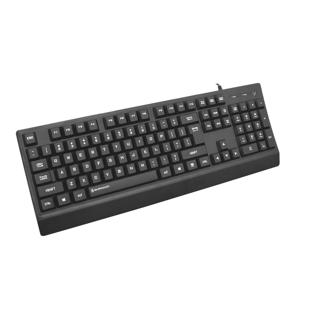 Shipadoo Master D310 Wired Ergonomic Keyboard & 1000 DPI Mouse