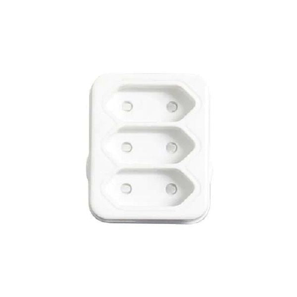 Zenith 3 Prong SA Plug to 3 x 2 PIN 5A EU Plug Adapter